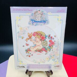 90s DREAMSICLES Butterflies Unused Cross Stitch Kit, Vintage NOS -Missing Needle